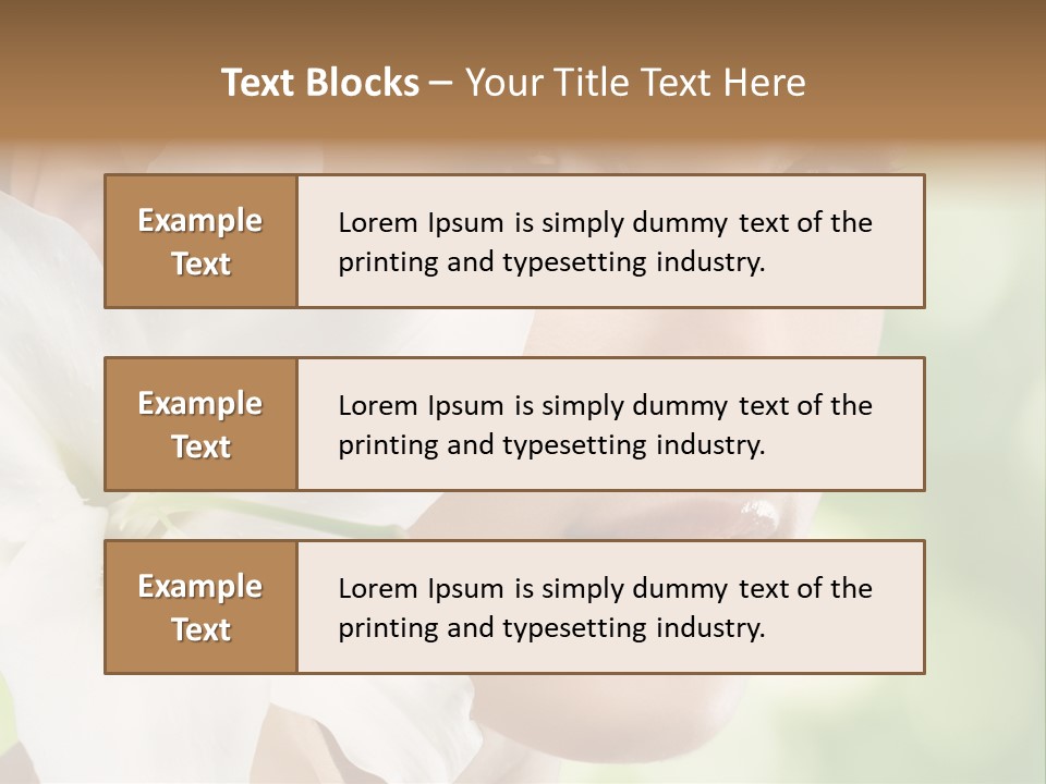 Flower Spa Healthcare PowerPoint Template