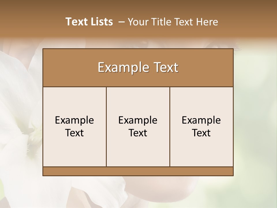 Flower Spa Healthcare PowerPoint Template