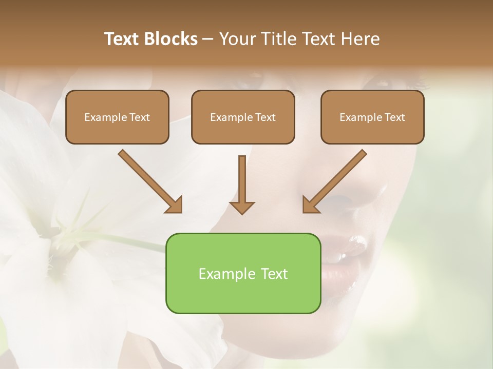 Flower Spa Healthcare PowerPoint Template