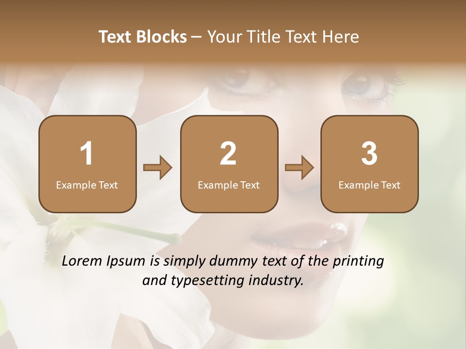 Flower Spa Healthcare PowerPoint Template