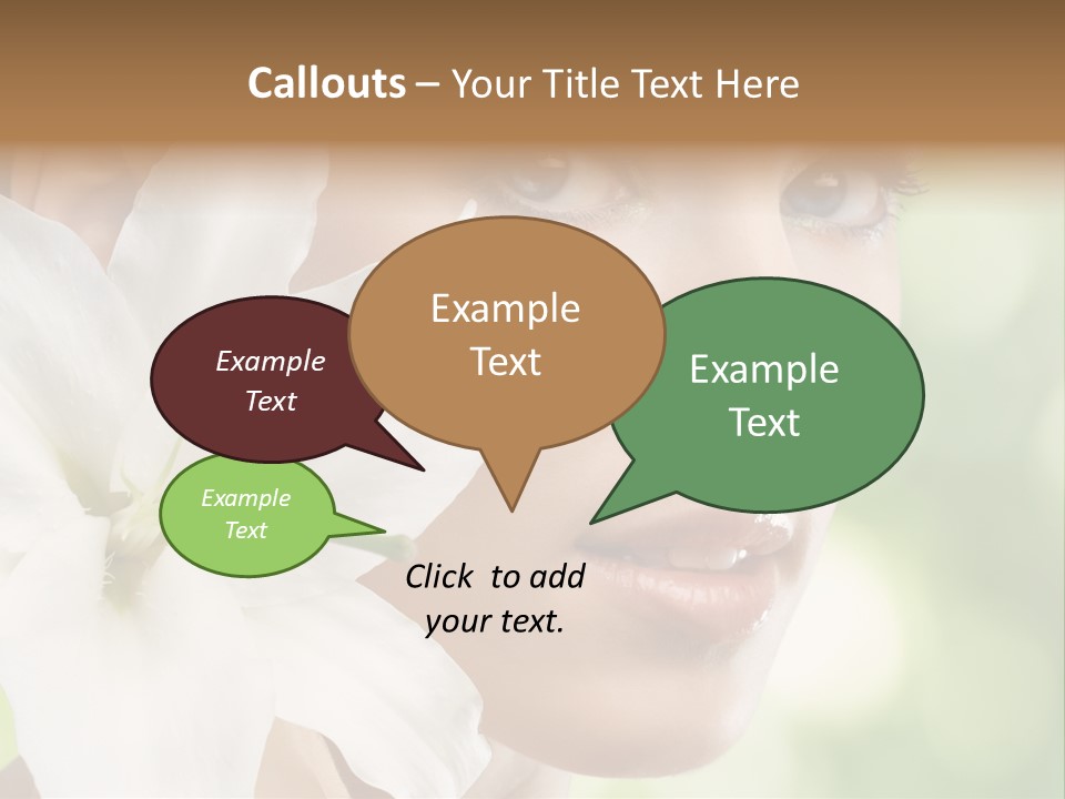 Flower Spa Healthcare PowerPoint Template