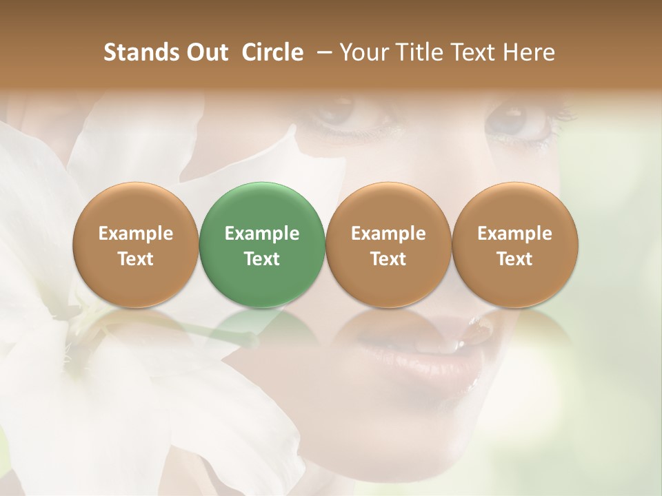 Flower Spa Healthcare PowerPoint Template