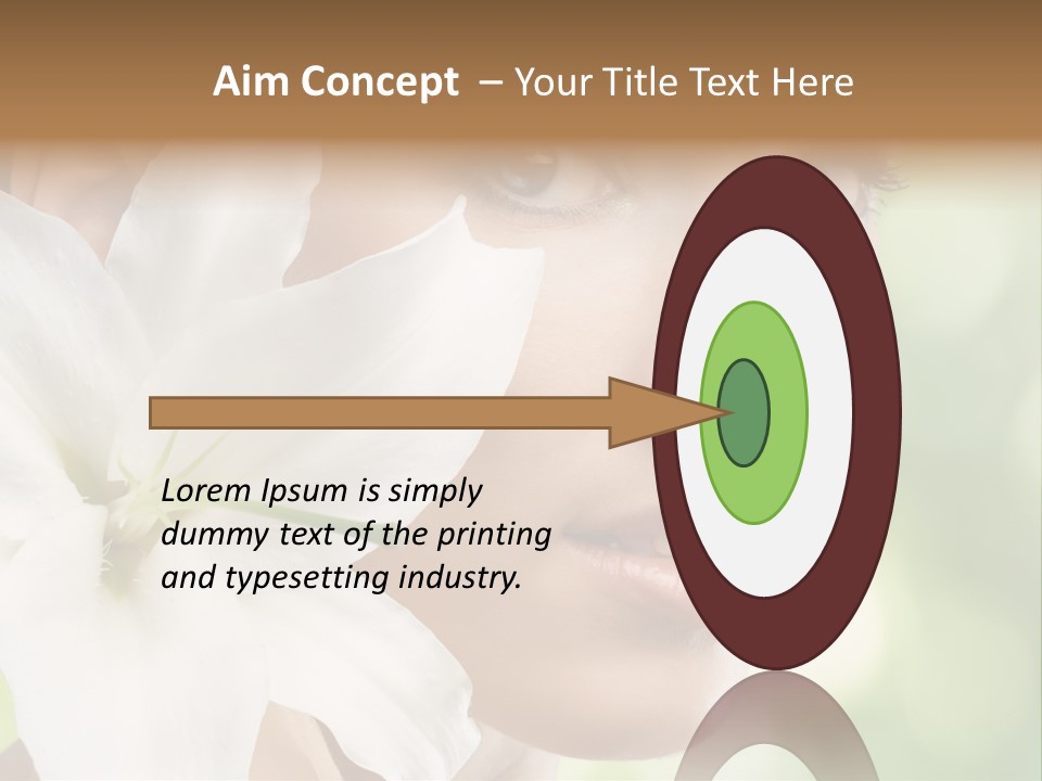 Flower Spa Healthcare PowerPoint Template