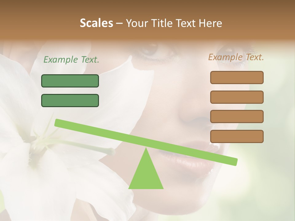Flower Spa Healthcare PowerPoint Template