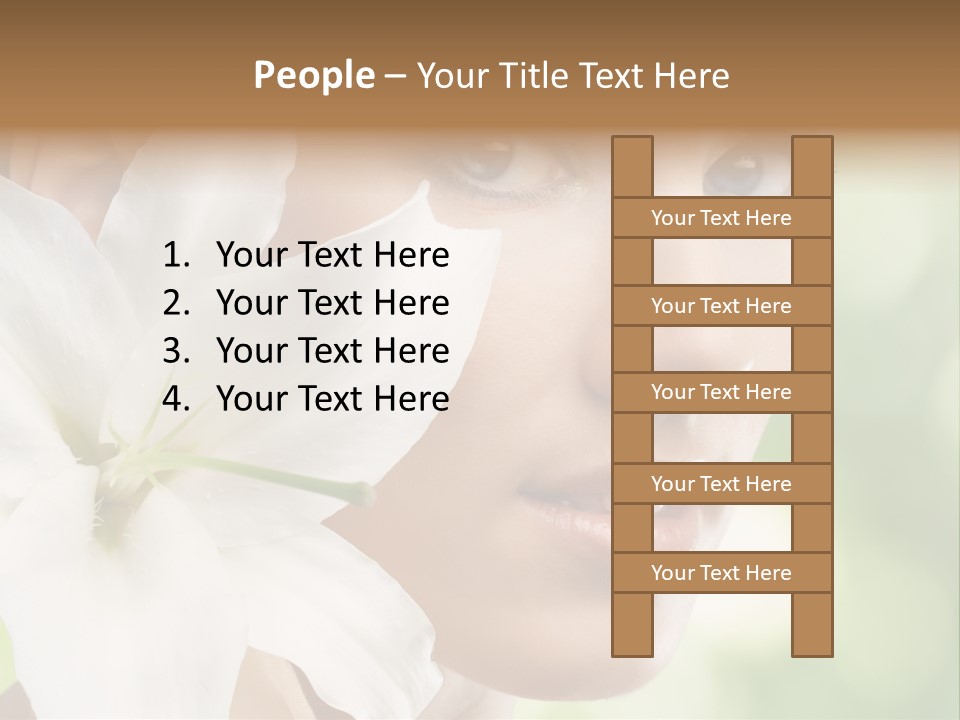 Flower Spa Healthcare PowerPoint Template
