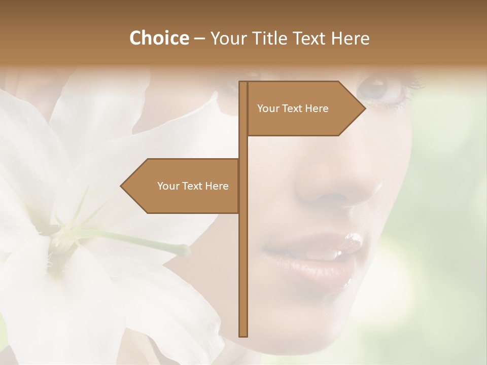 Flower Spa Healthcare PowerPoint Template