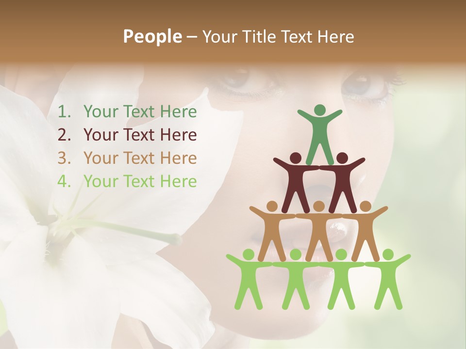 Flower Spa Healthcare PowerPoint Template