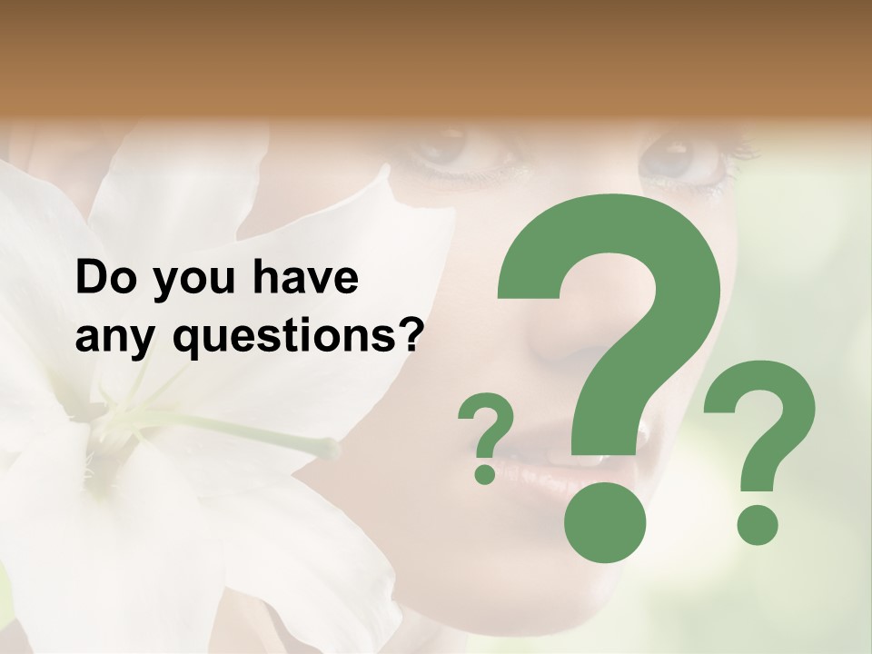 Flower Spa Healthcare PowerPoint Template