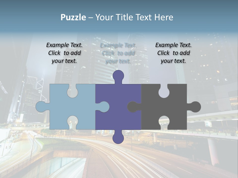 Center Exposure Rush PowerPoint Template