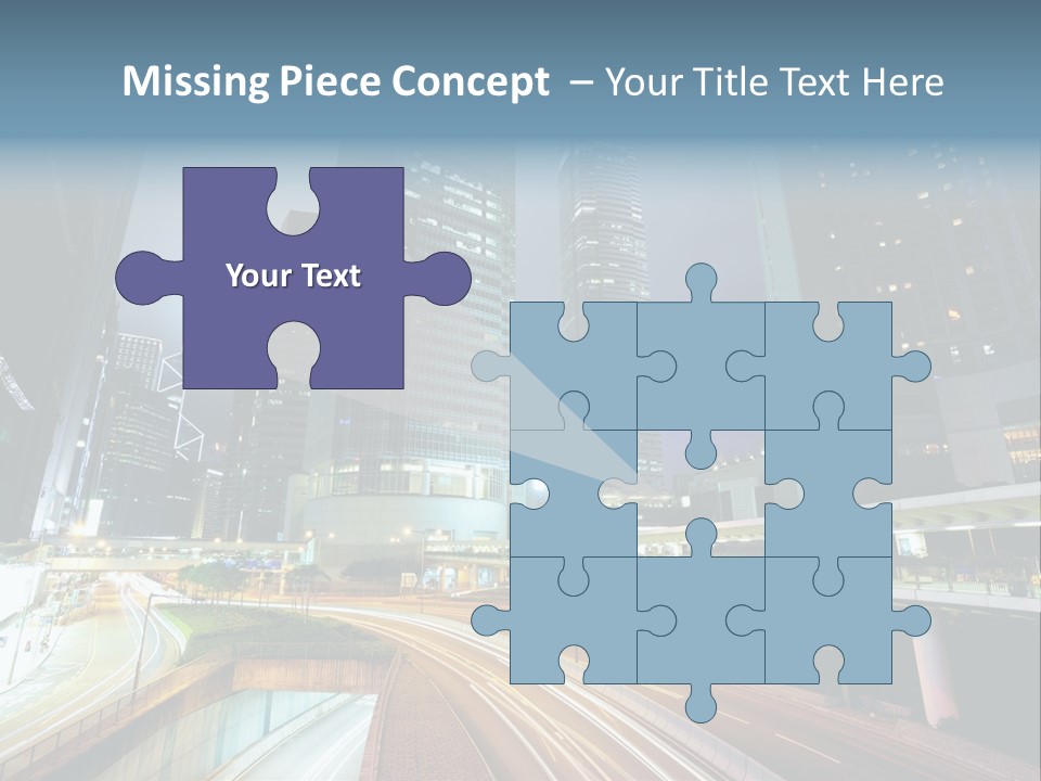 Center Exposure Rush PowerPoint Template