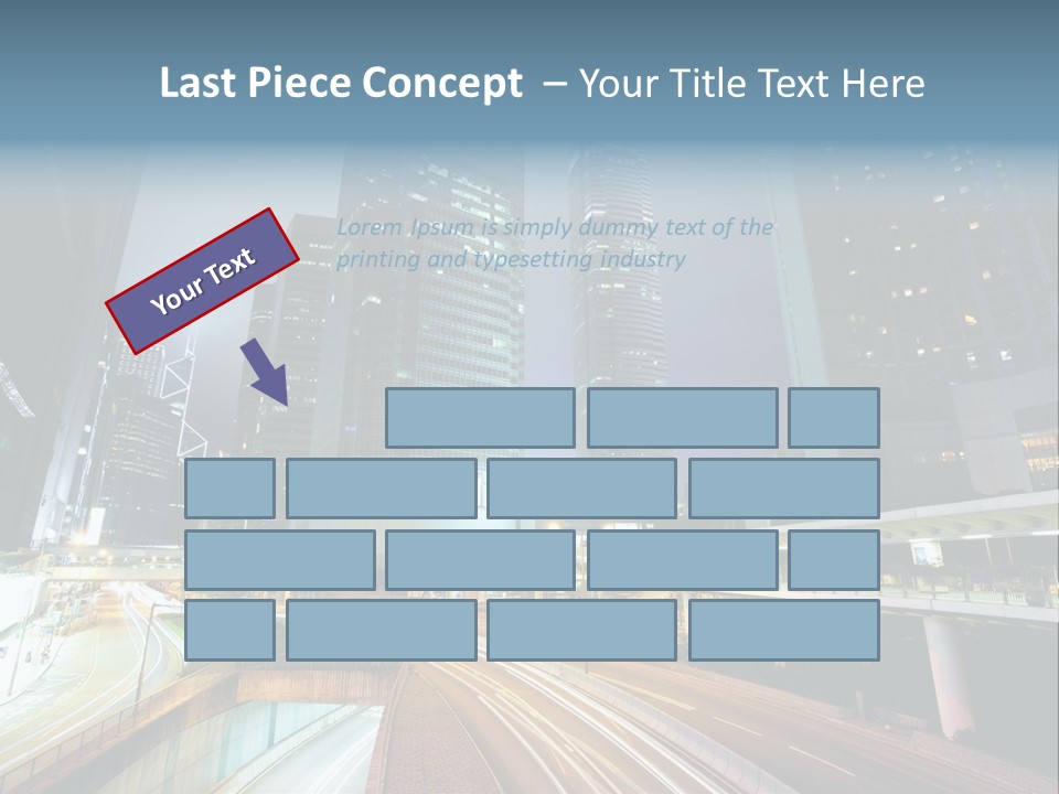 Center Exposure Rush PowerPoint Template