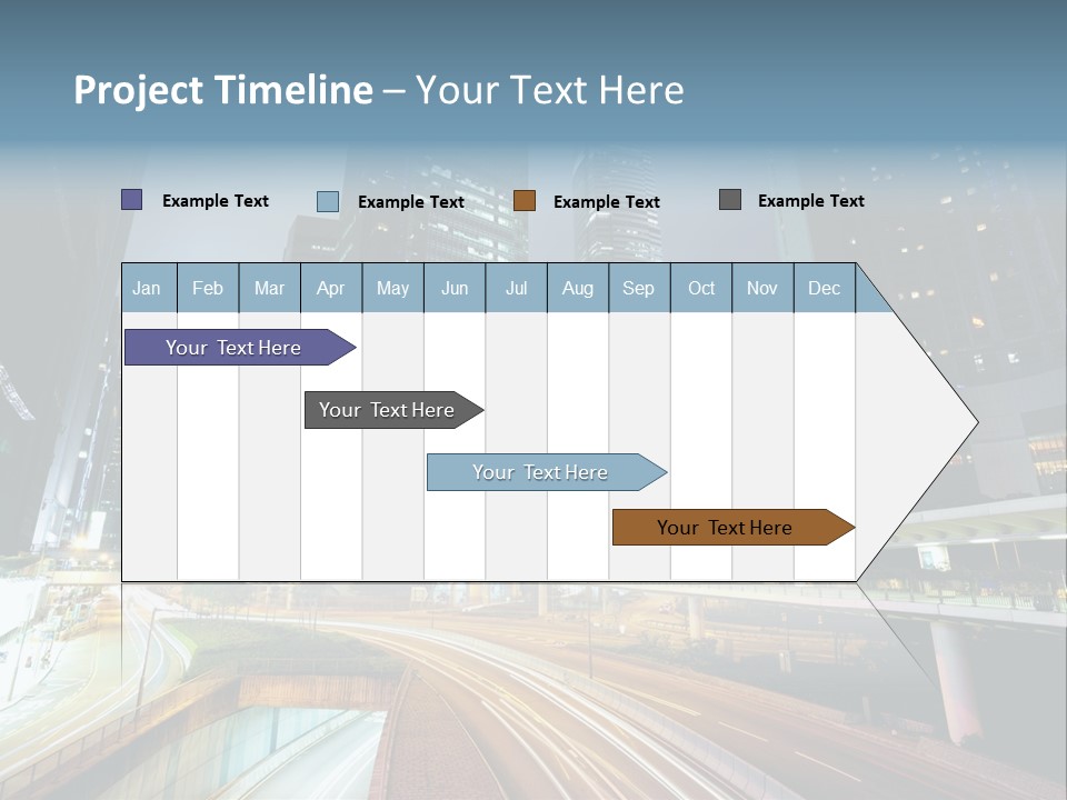 Center Exposure Rush PowerPoint Template
