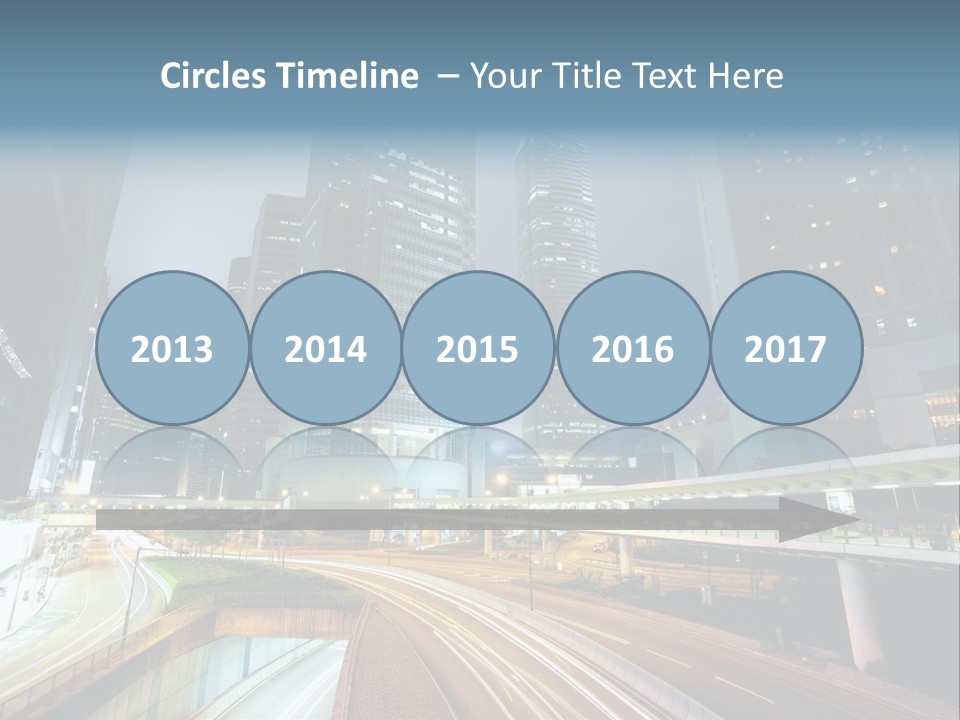Center Exposure Rush PowerPoint Template