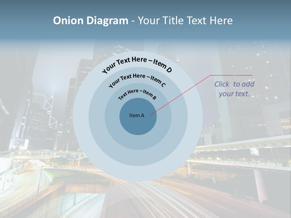Center Exposure Rush PowerPoint Template