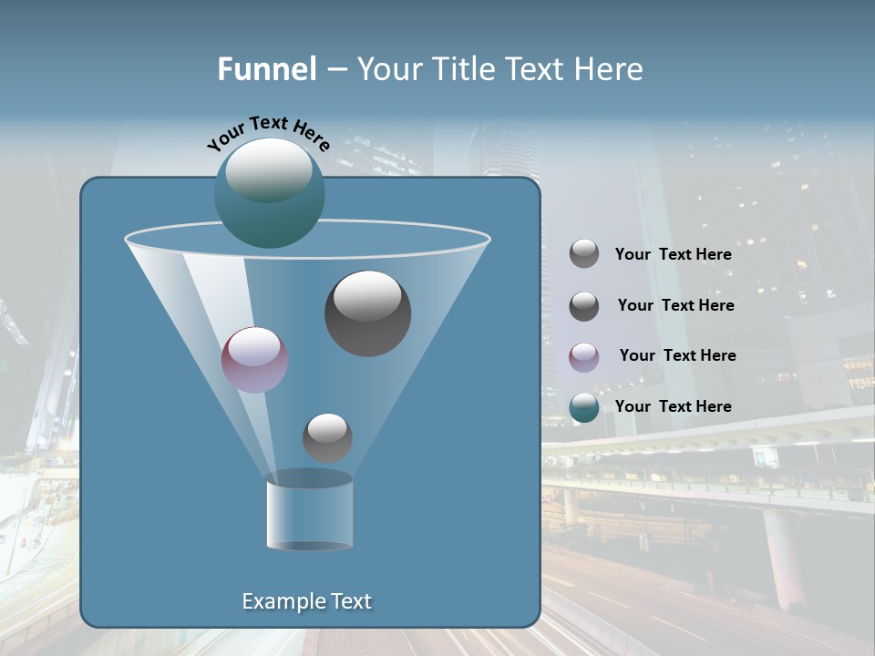 Center Exposure Rush PowerPoint Template