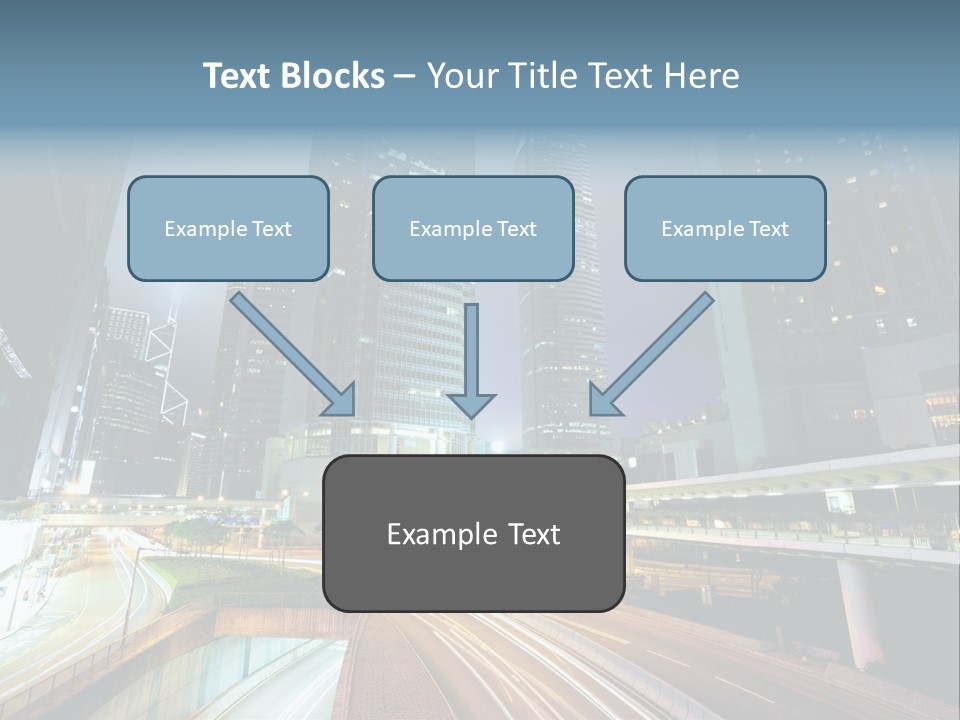 Center Exposure Rush PowerPoint Template