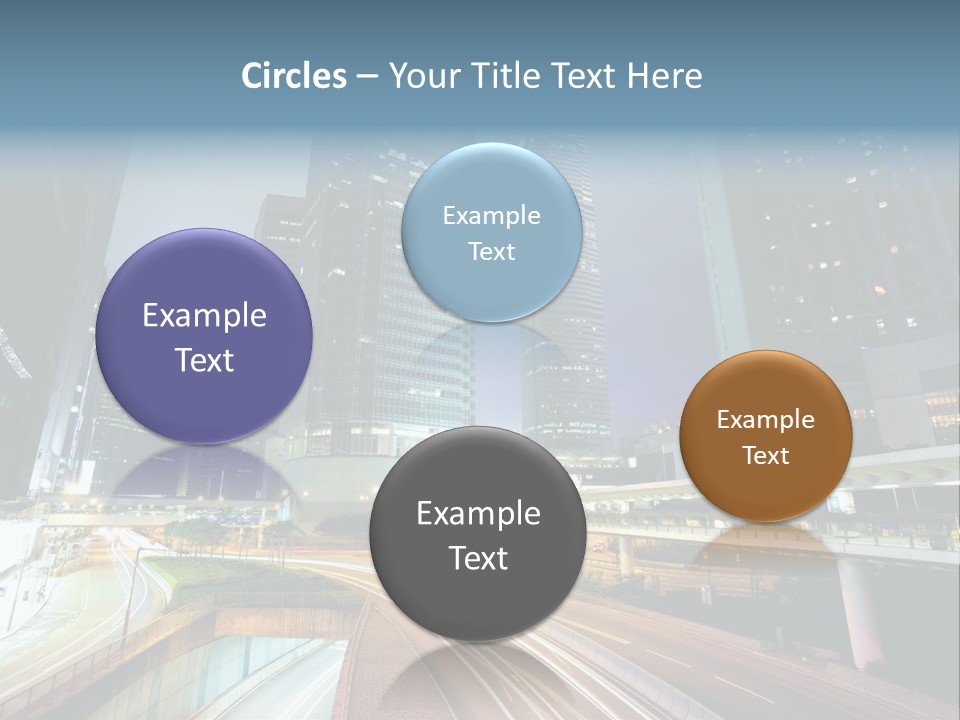 Center Exposure Rush PowerPoint Template