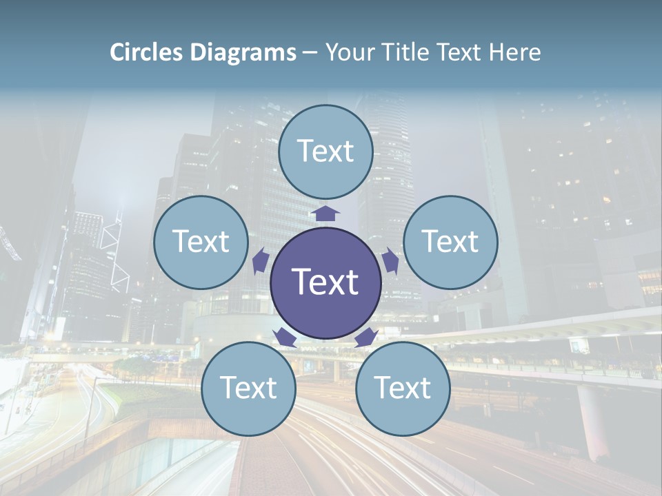 Center Exposure Rush PowerPoint Template