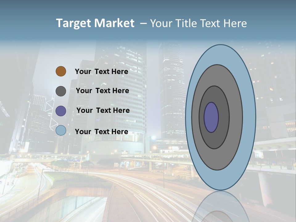 Center Exposure Rush PowerPoint Template