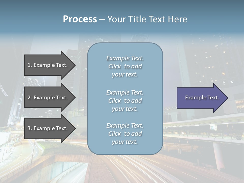 Center Exposure Rush PowerPoint Template