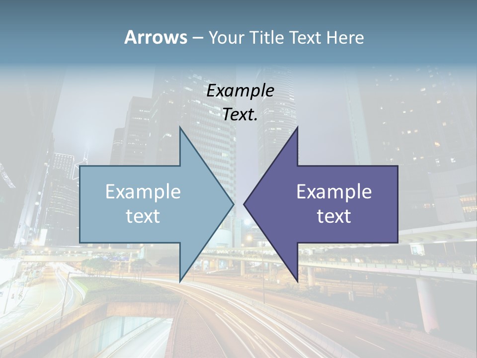 Center Exposure Rush PowerPoint Template