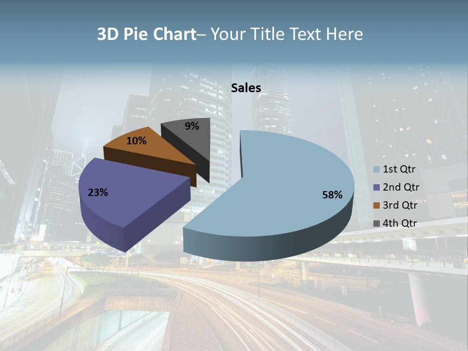 Center Exposure Rush PowerPoint Template