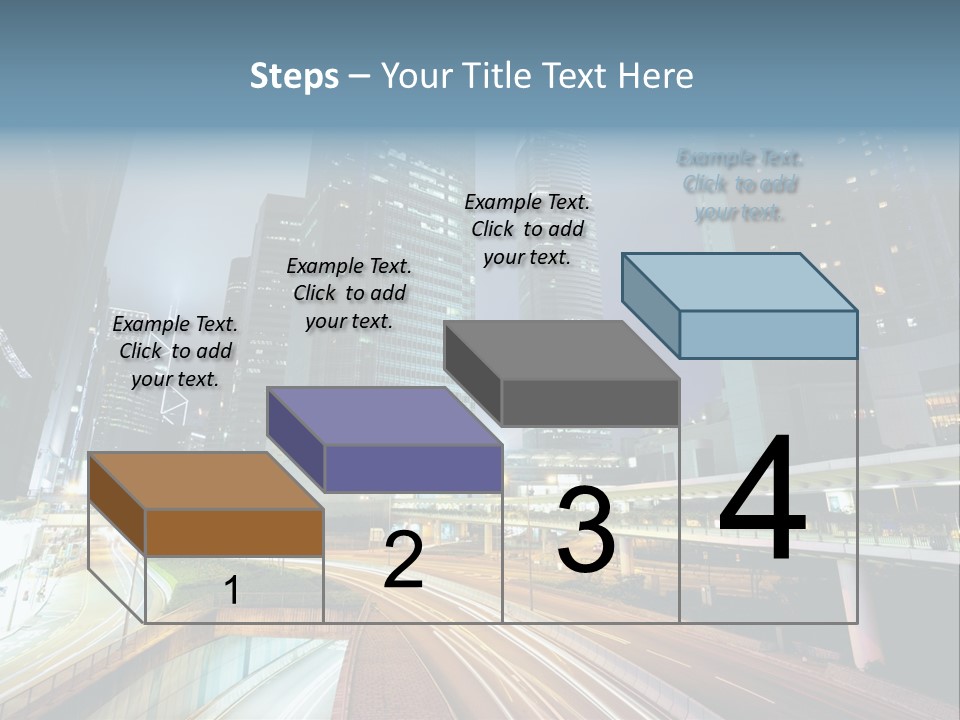Center Exposure Rush PowerPoint Template