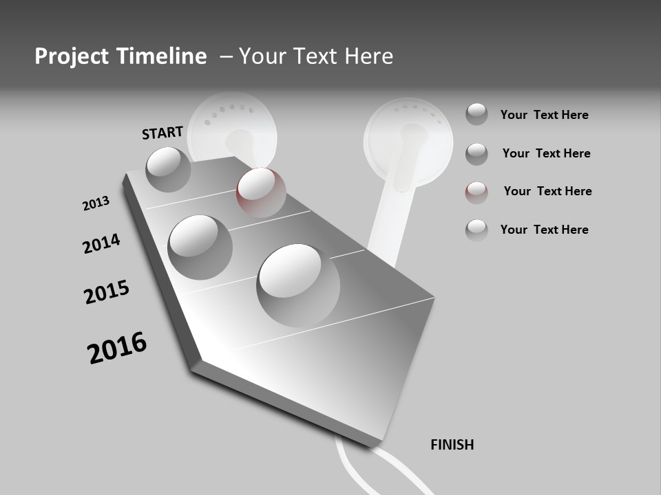 Earbud Headphone Close PowerPoint Template