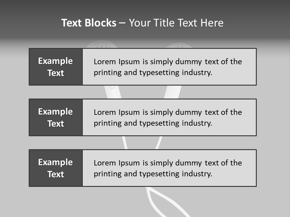 Earbud Headphone Close PowerPoint Template