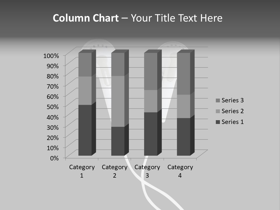 Earbud Headphone Close PowerPoint Template