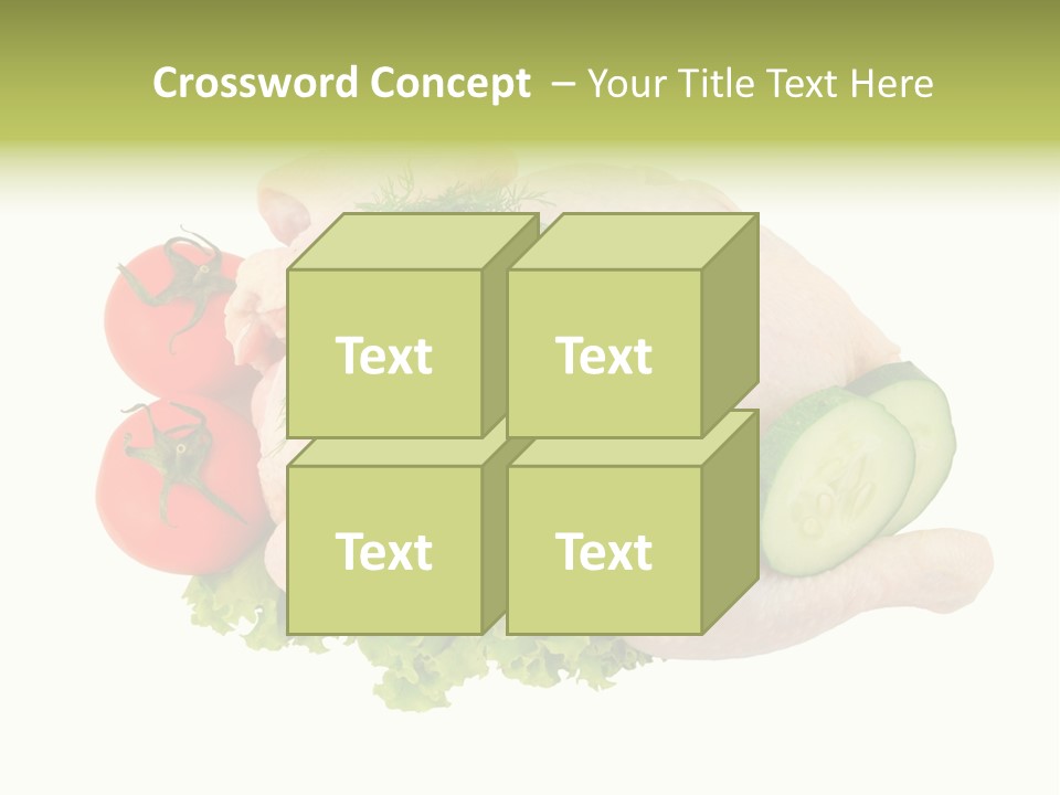 Fresh Isolated Top PowerPoint Template