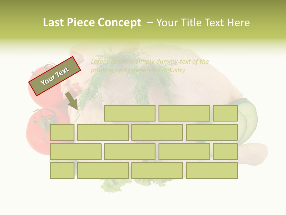 Fresh Isolated Top PowerPoint Template