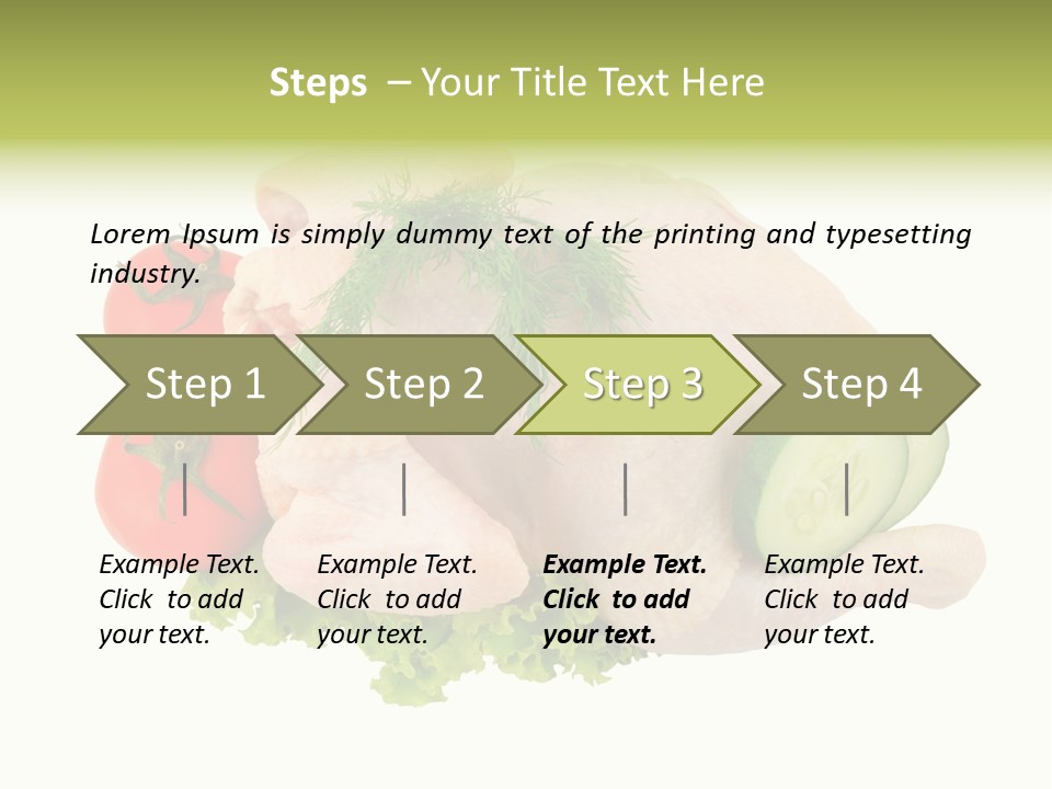 Fresh Isolated Top PowerPoint Template
