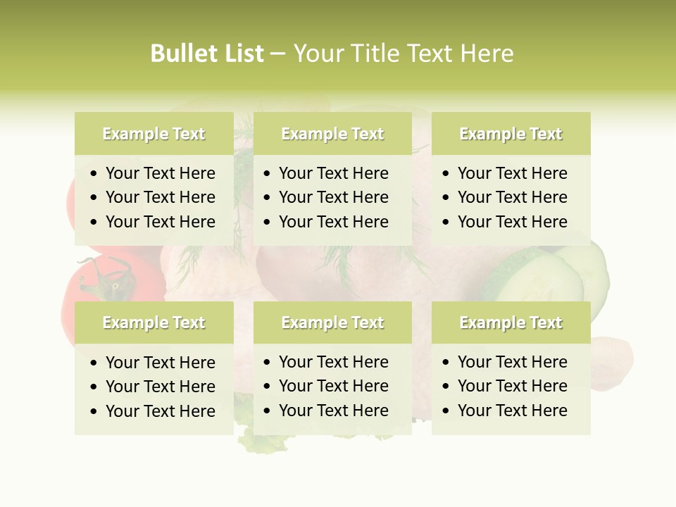 Fresh Isolated Top PowerPoint Template