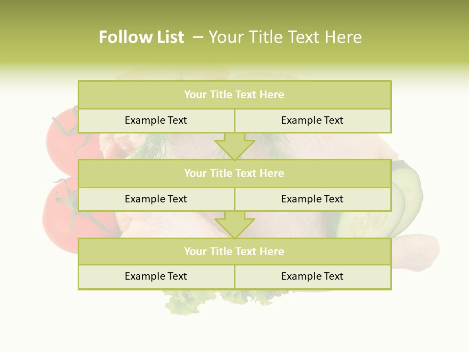 Fresh Isolated Top PowerPoint Template