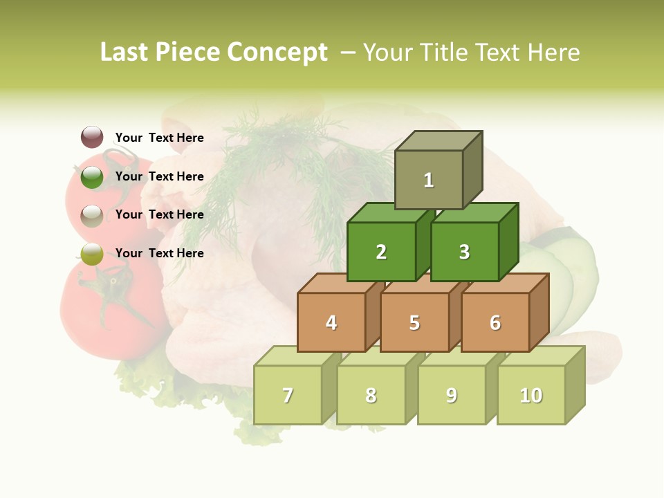 Fresh Isolated Top PowerPoint Template