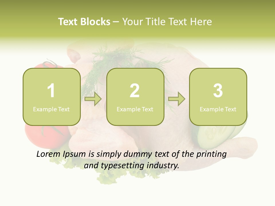 Fresh Isolated Top PowerPoint Template