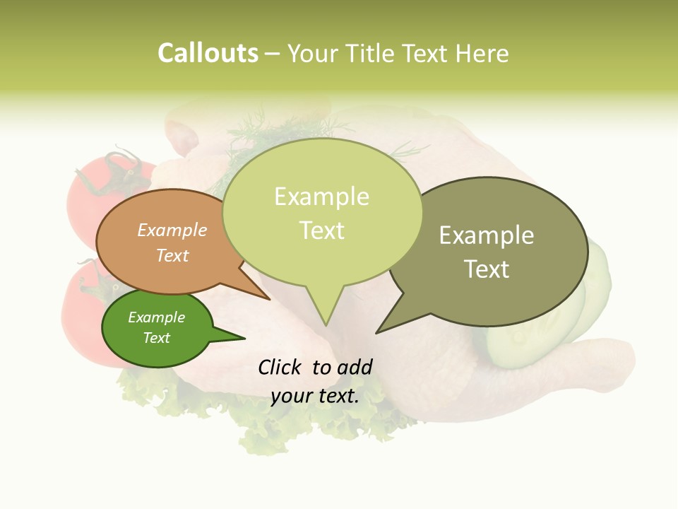 Fresh Isolated Top PowerPoint Template