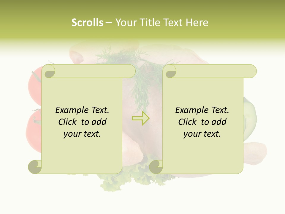 Fresh Isolated Top PowerPoint Template
