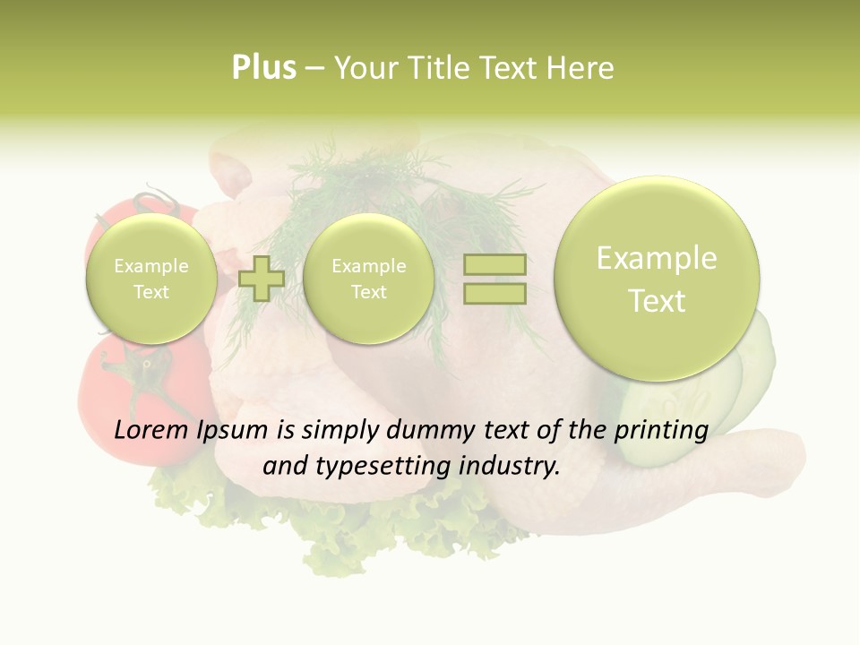 Fresh Isolated Top PowerPoint Template