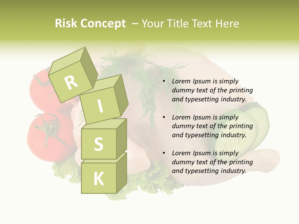 Fresh Isolated Top PowerPoint Template