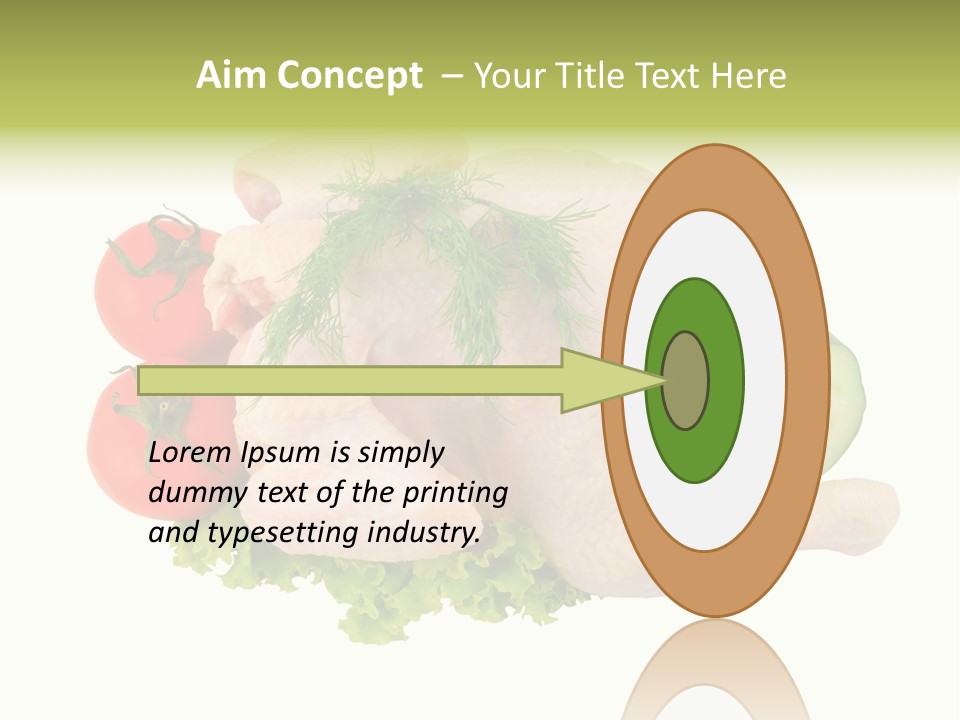 Fresh Isolated Top PowerPoint Template