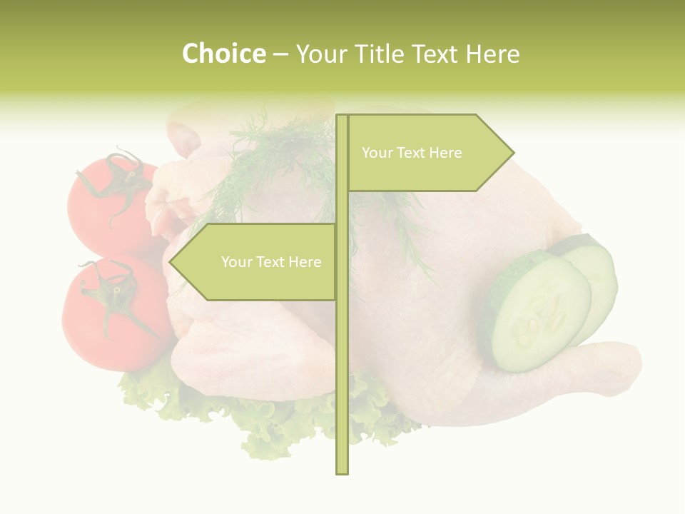 Fresh Isolated Top PowerPoint Template