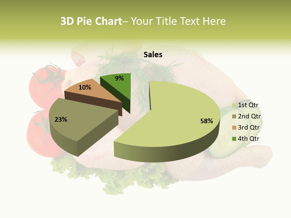 Fresh Isolated Top PowerPoint Template