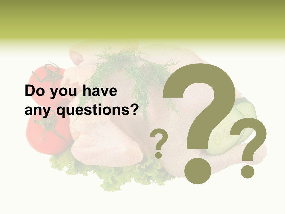 Fresh Isolated Top PowerPoint Template