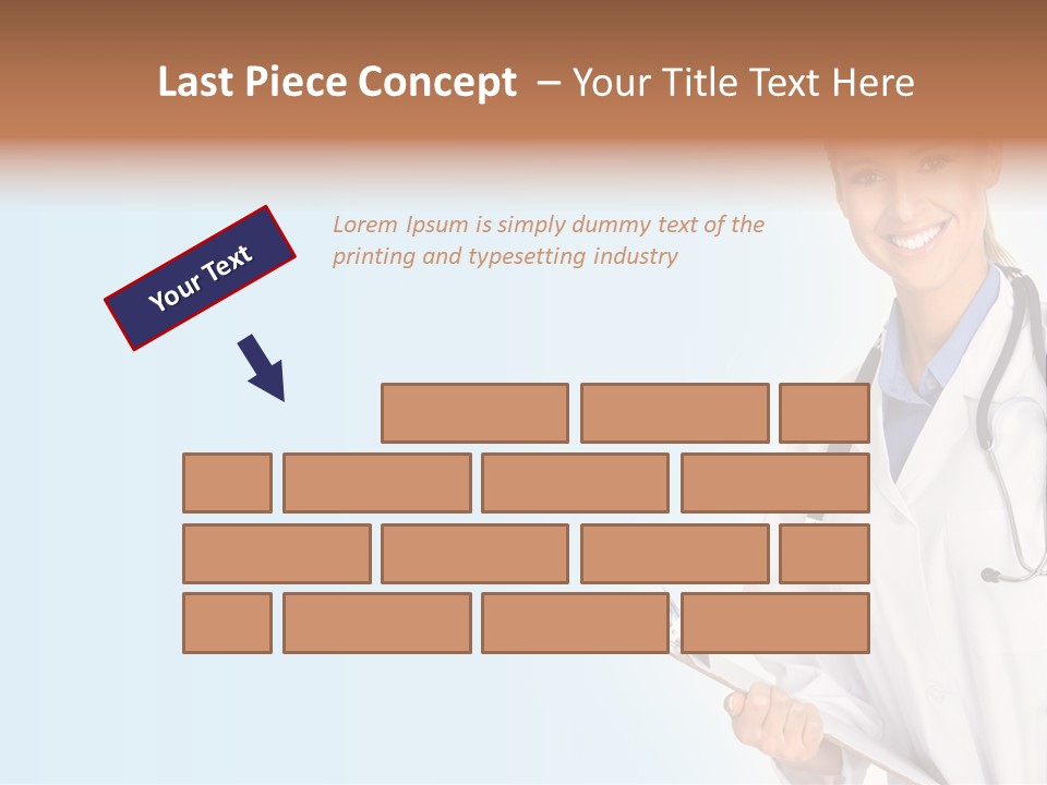 Worker Smile Laboratory PowerPoint Template