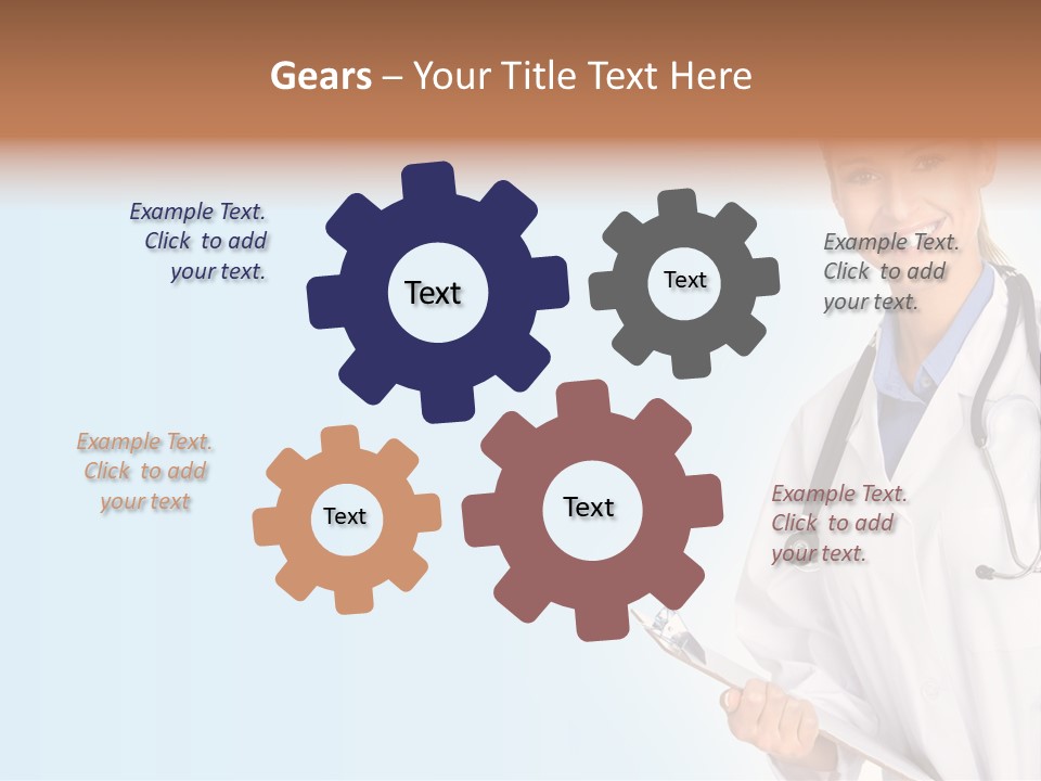 Worker Smile Laboratory PowerPoint Template
