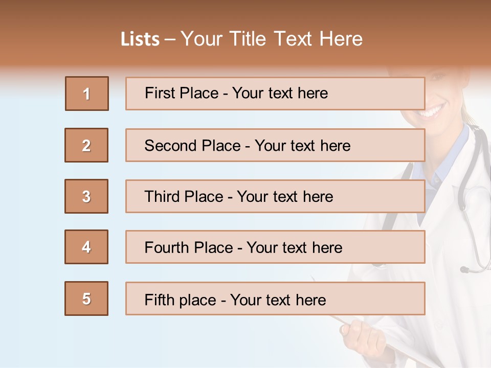 Worker Smile Laboratory PowerPoint Template