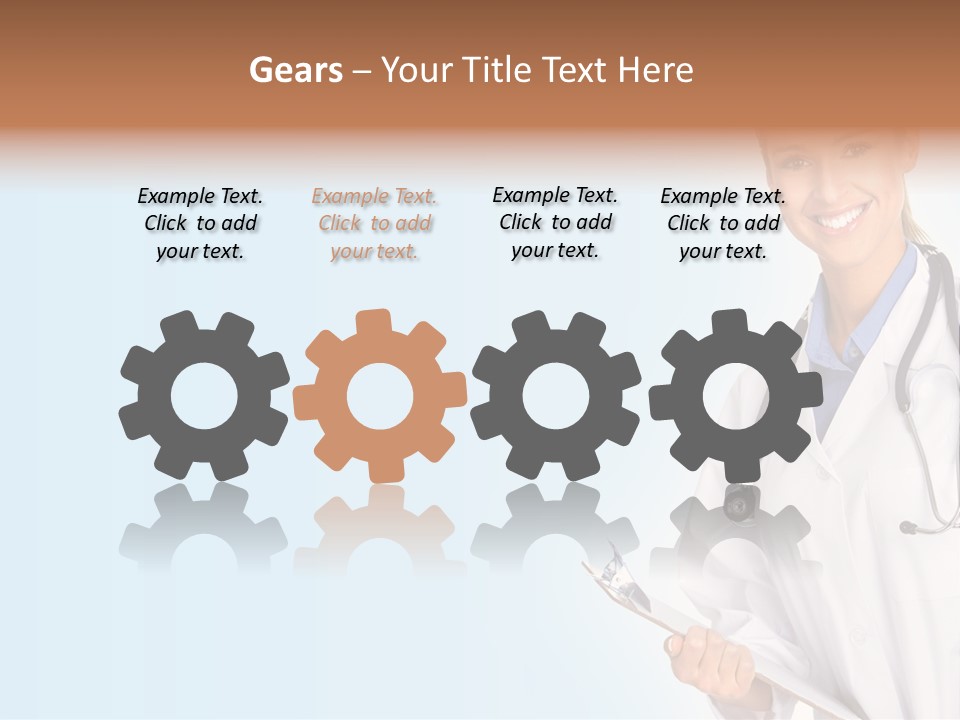 Worker Smile Laboratory PowerPoint Template