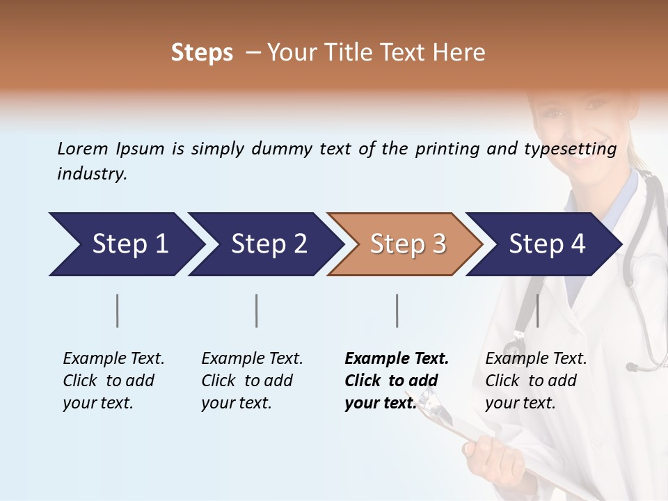 Worker Smile Laboratory PowerPoint Template